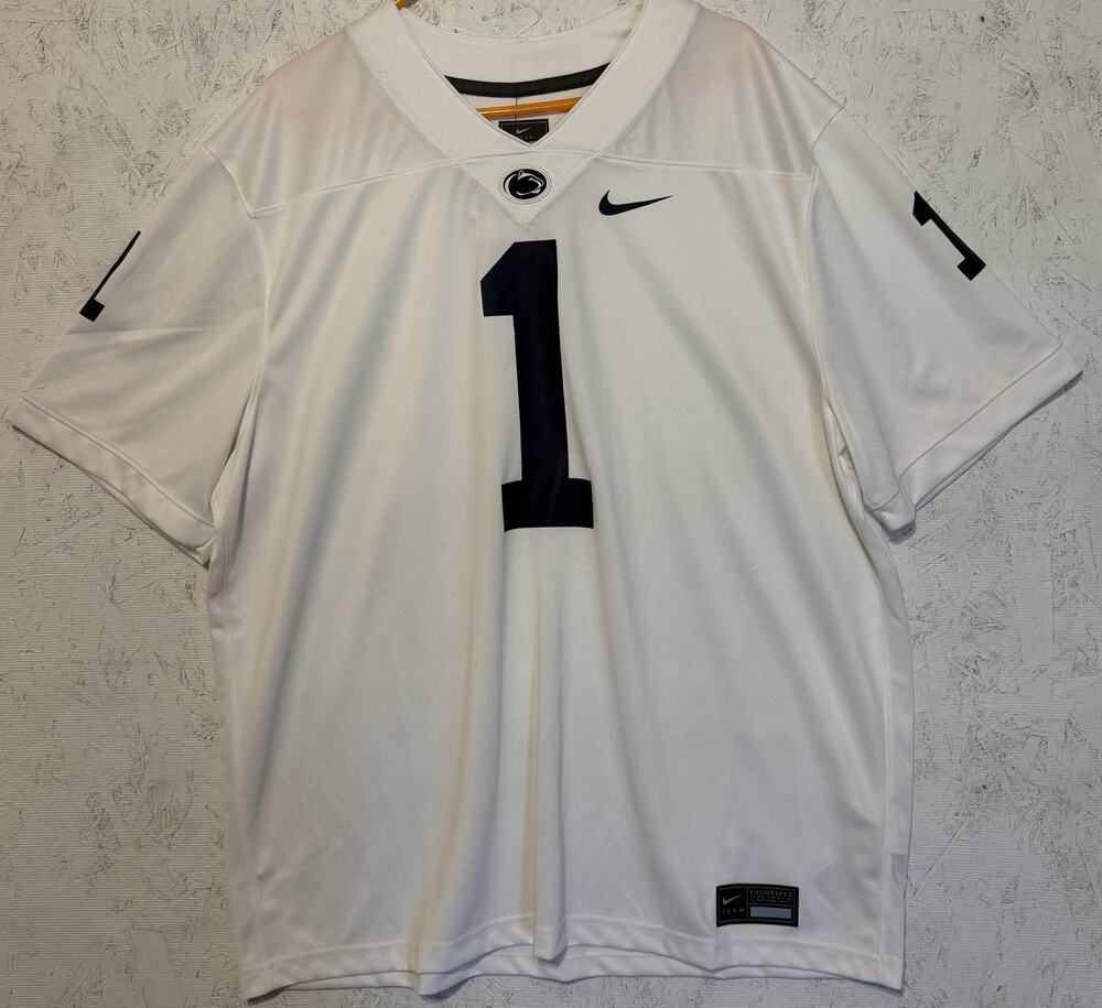 Penn State Nittany Lions #1 Nike Men's Dri-FIT NCAA Game Jersey Sz XXL NWT NEW